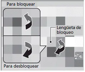 Bloqueo y desbloqueo de las puertas