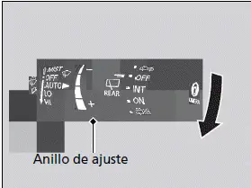 Funcionamiento de los interruptores alrededor del volante